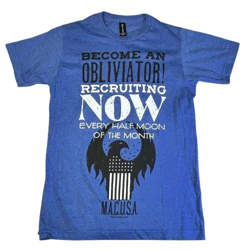 Loot Crate Fantastic Beasts Become Obliviator Shirt | Size: Small | Color: Blue Unisex