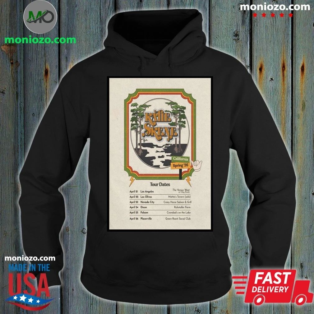 Kalie Skene Spring California 2026 Tour Poster Shirt Unisex
