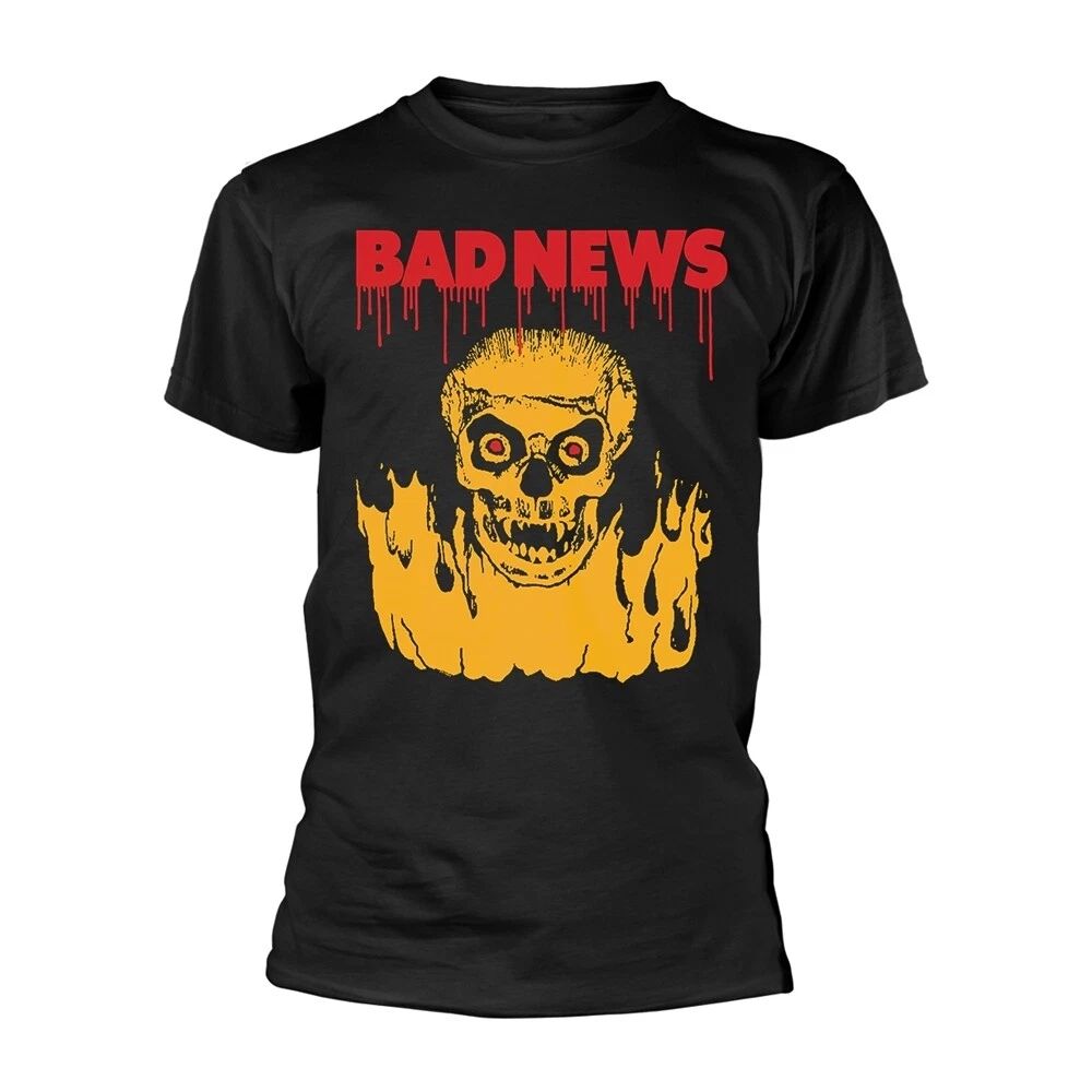 Bad News - FIRESKULL - NEW Official (Black) - comic strip Unisex