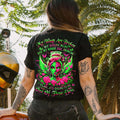 Broken Wings & My Halo's Bent - Neon Angel Sugar Skull tshirt , outfits Unisex