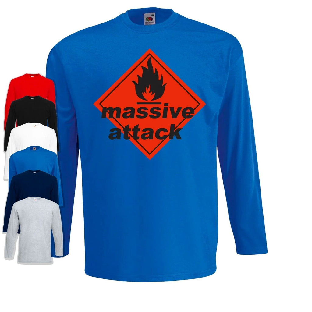 Massive Attack Long Sleeve TShirt | Blue Lines | Bristol | Trip Hop | Rap Tricky Unisex