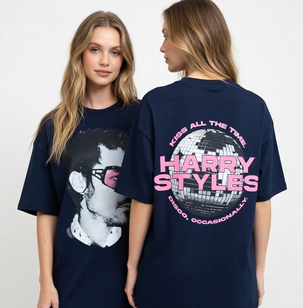 Retro Love & Kindness Music Tour Vintage Pop Star Aesthetic Cotton Tee S Unisex