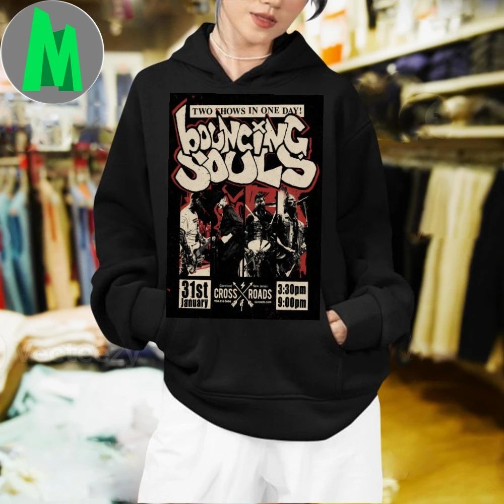 The Bouncing Souls Crossroads in Garwood NJ Jan 31 2026 Poster Shirt Unisex