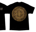 Aztlan T Tee Shirt Lowrider Prophecy Aztec Calendar DGA Unisex