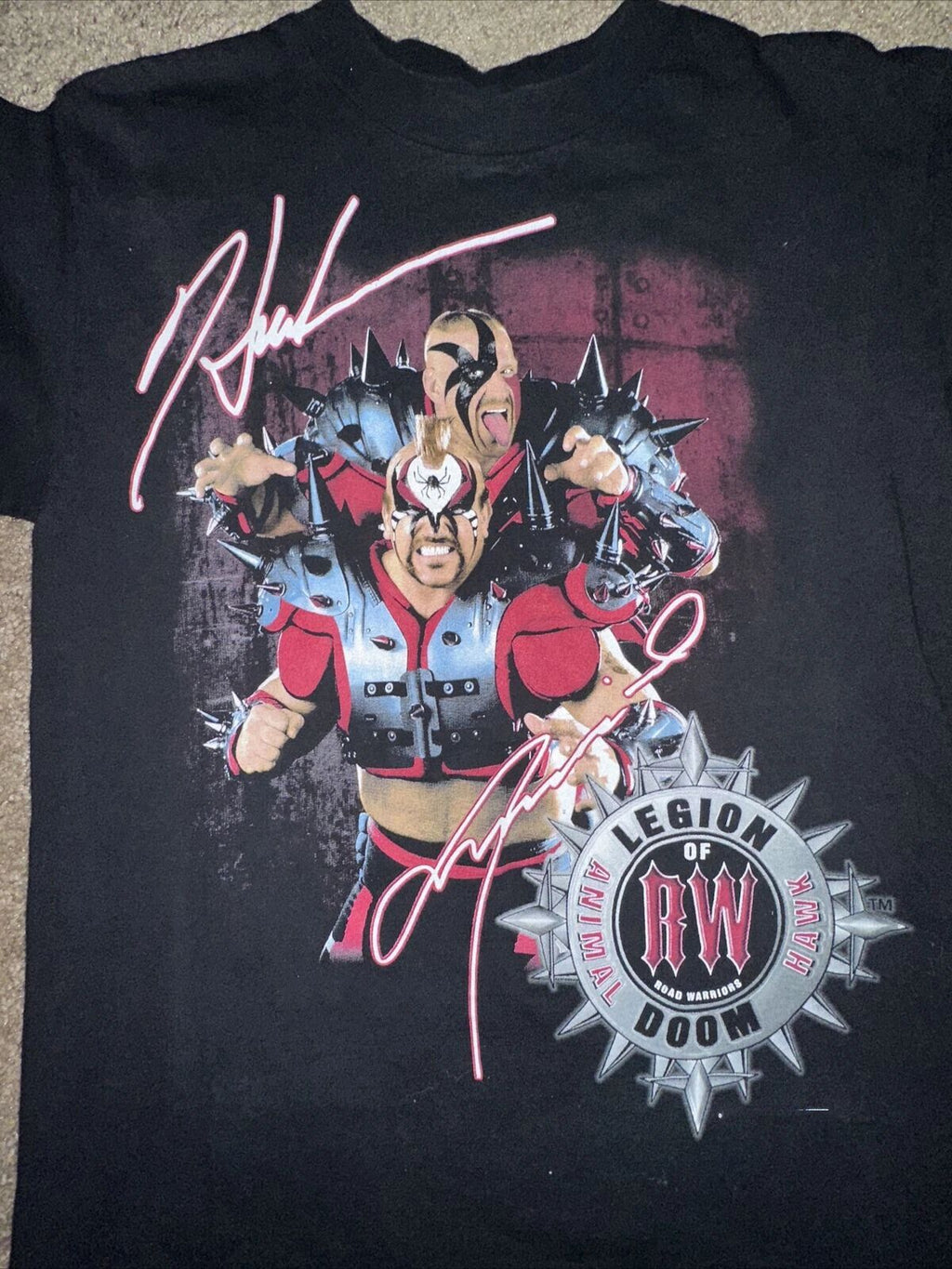 Vtg Legion of Doom Road Warriors Animal Hawk 1997 Men's Unisex