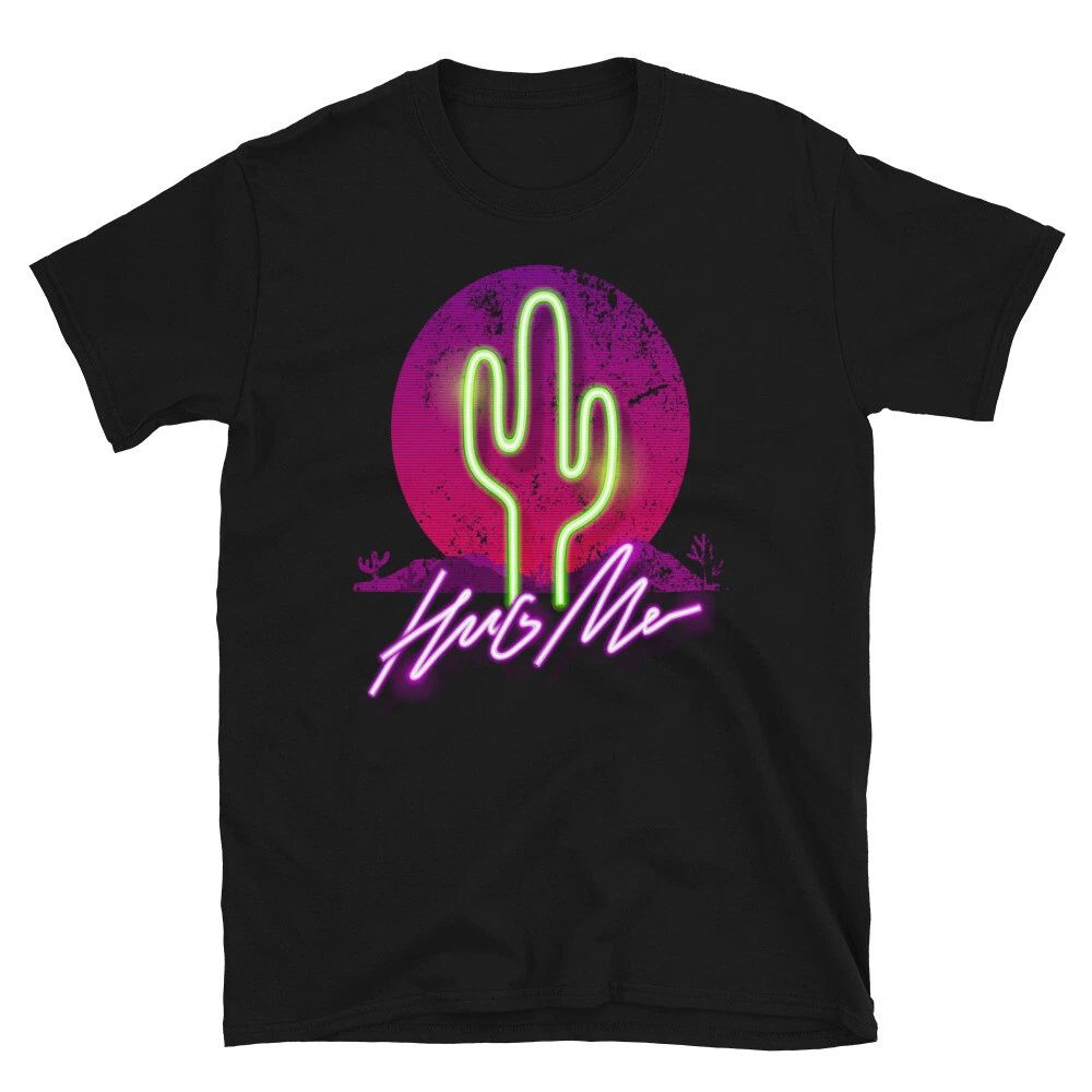Neon Cactus Vintage Sunset Classic Trendy Design Casual Unisex