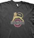 Stone roses John Squire BR british railways cycling lion t shirt Unisex