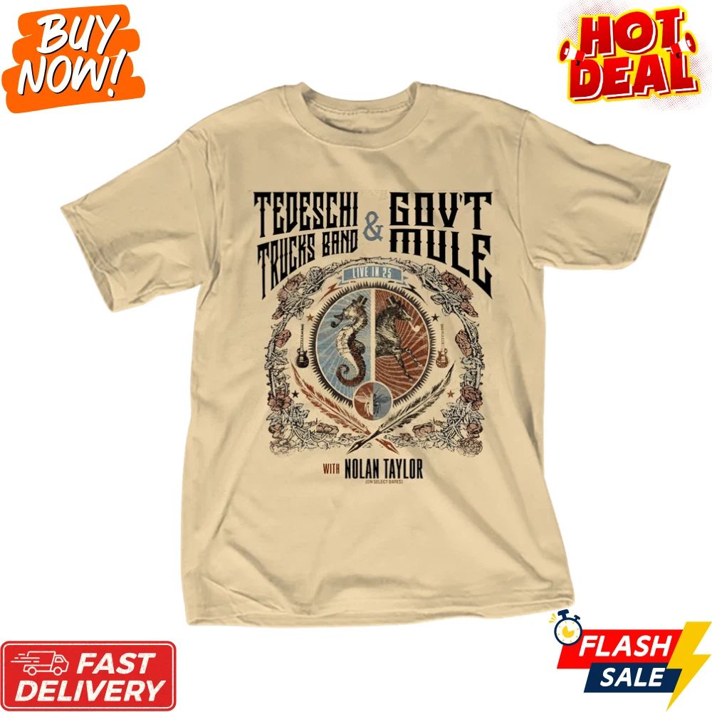 Tedeschi Trucks Band Inspired Tee 2025 Tour Gift Tribute Fan Sand S-5XL Unisex