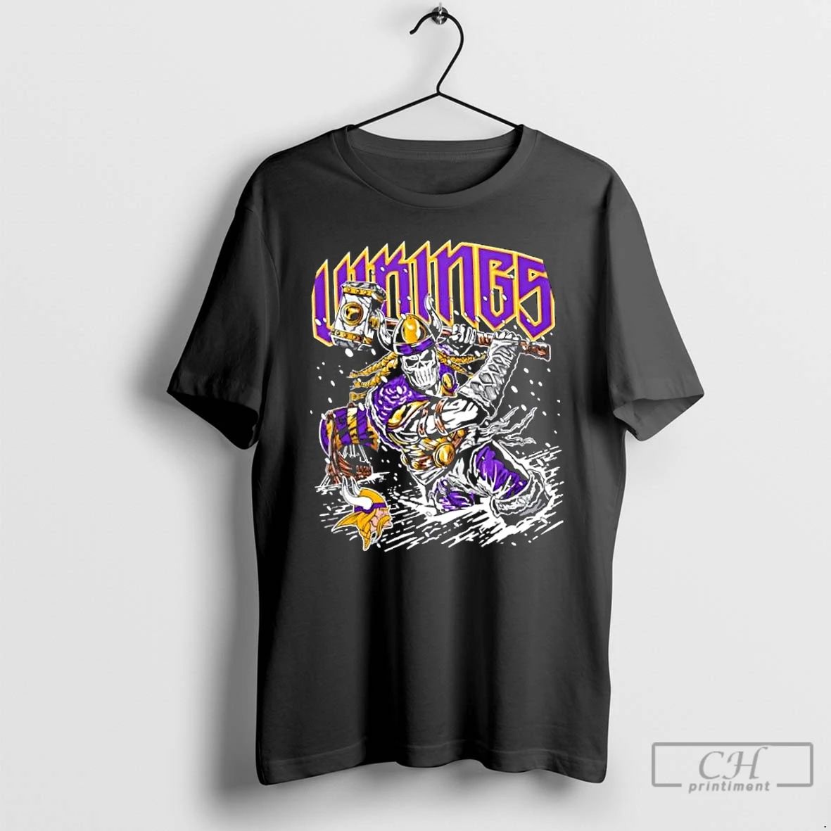 Classic Blizzard Minnesota Vikings Football Fire Graphic T Shirts Unisex