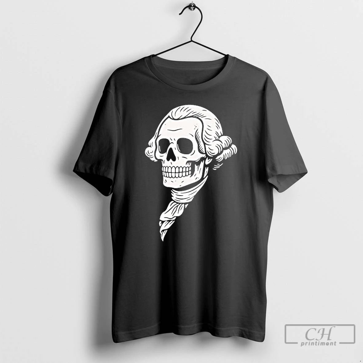 Premium Poor Richard Monogram Skull Logo T Shirts Unisex