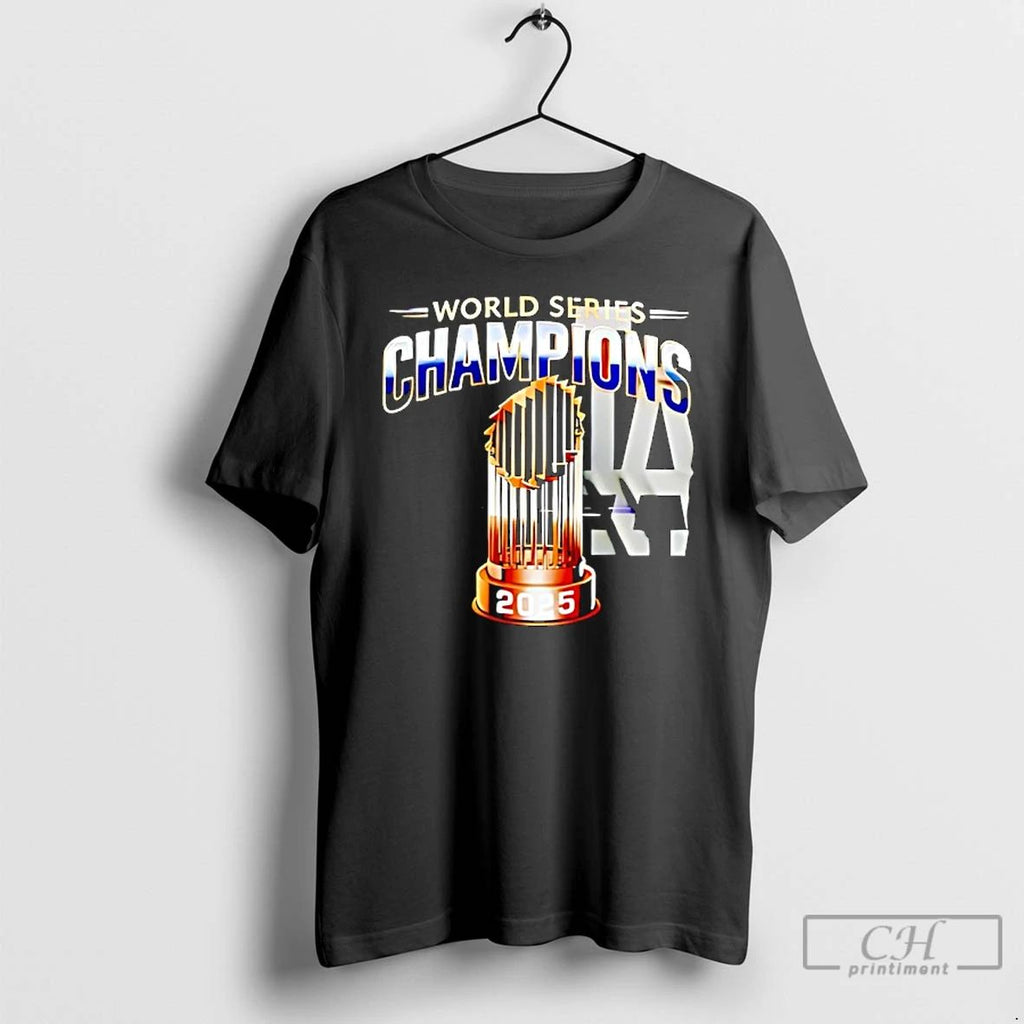 Classic Los Angeles Dodgers Team World Series Champions 2025 Graphic T Shirts Unisex