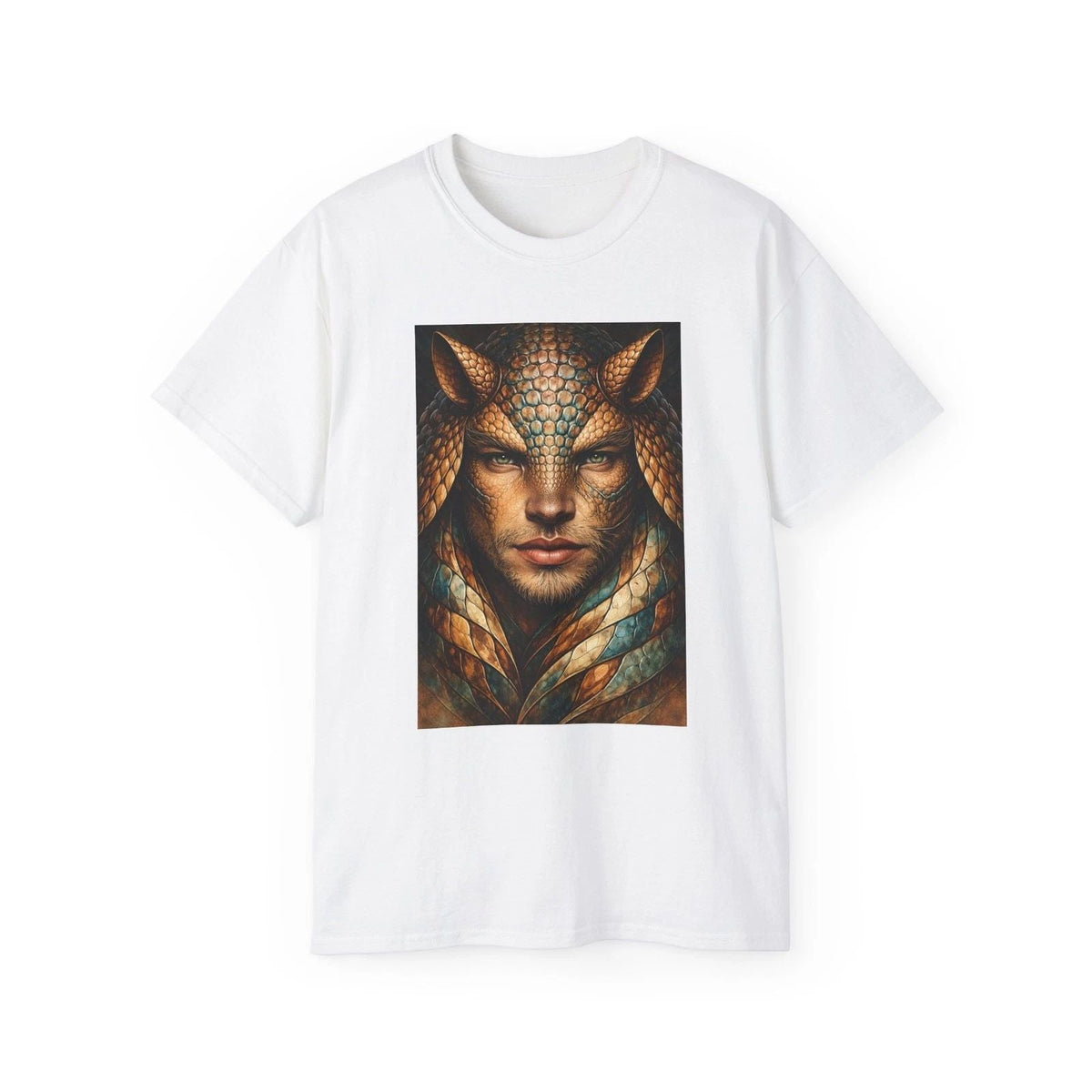 Dragon-Scaled Face Art | Fantasy Portrait Tee Unisex