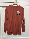 Cheech & Chong Shirt Men S Red BUDS Graphic Tee Crew Neck Long Sleeve Adult Unisex