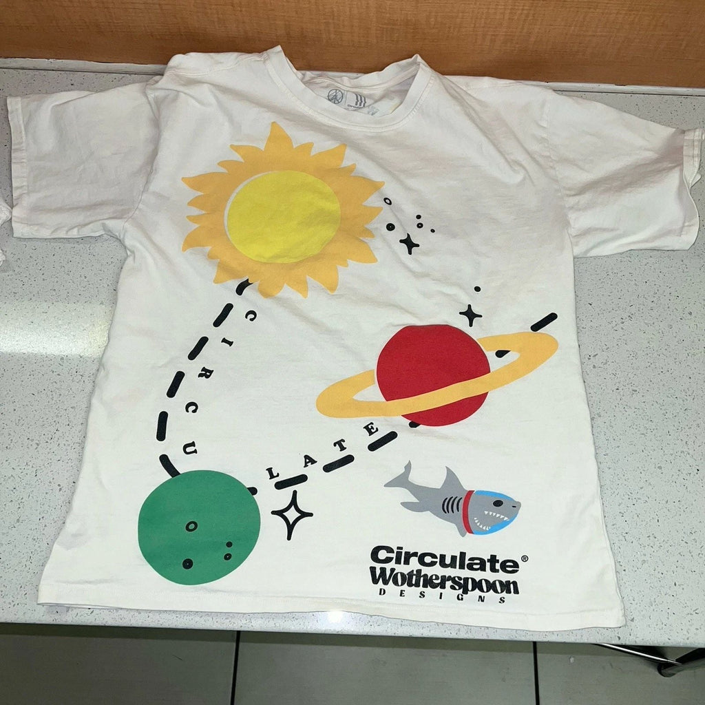 Sean Wotherspoon x Circulate Tee Hype Streetwear Men's Sz L 100% Organic Cotton Unisex
