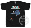 2001 A Space Odyssey T SHIRT v19 Movie Poster 3D BLACK All Sizes S to 5XL Unisex