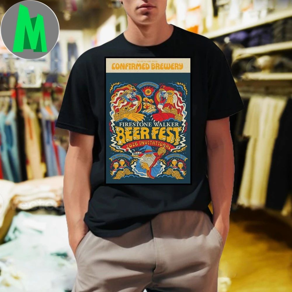 Firestone Walker Beer Fest Paso Robles Ca May 30 2026 Poster Shirt Unisex
