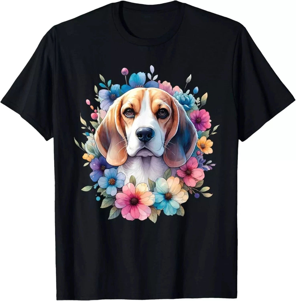 Floral Beagle Mom Dog Lovers Cute Mama Puppy Mother's Day Unisex