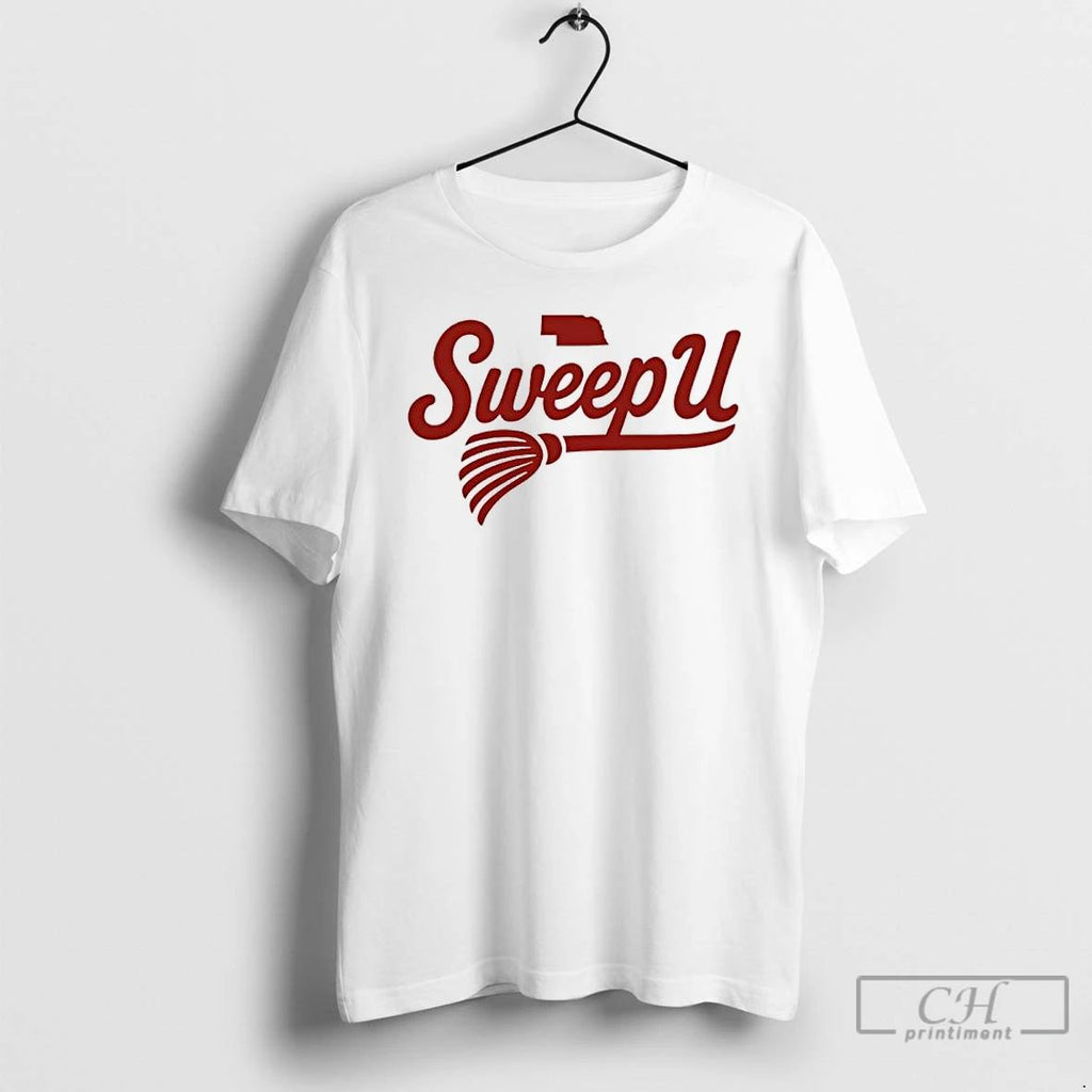 Premium Sweep U Nebraska T Shirts Unisex