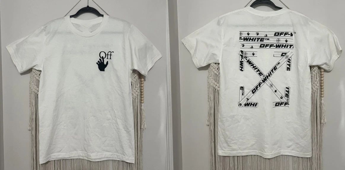 Off-White White Graphic Mens Reprint Streetwear Tee S-5XL Unisex