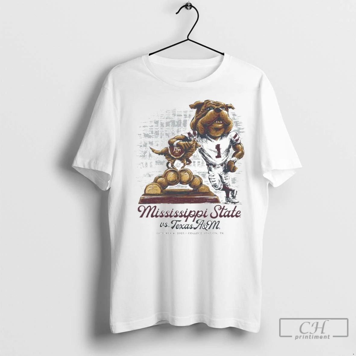 Premium Mississippi State Vs Texas Am Game Day Mascot Unisex