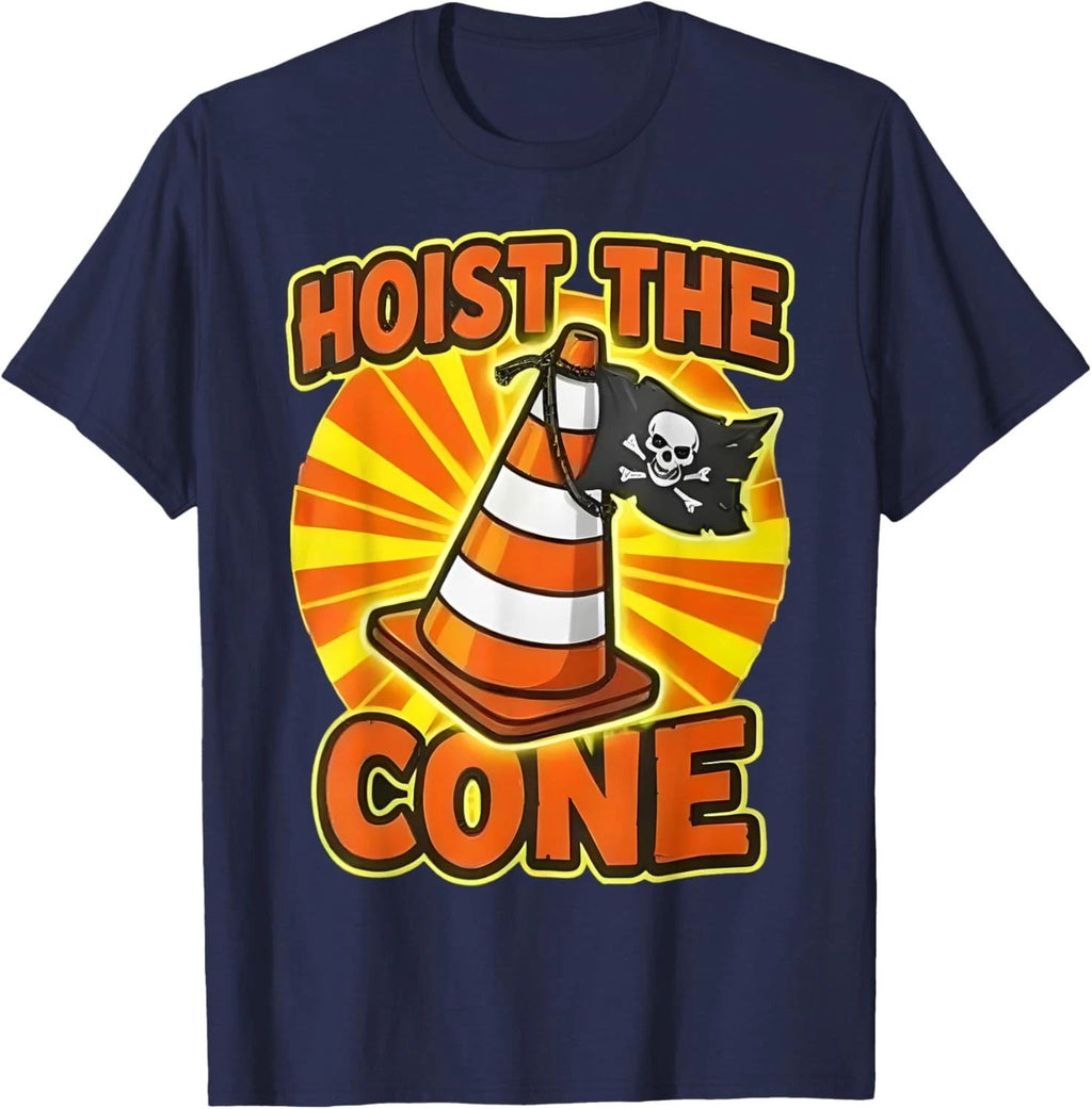 Hoist The Cone Funny Construction Tee Unisex Unisex