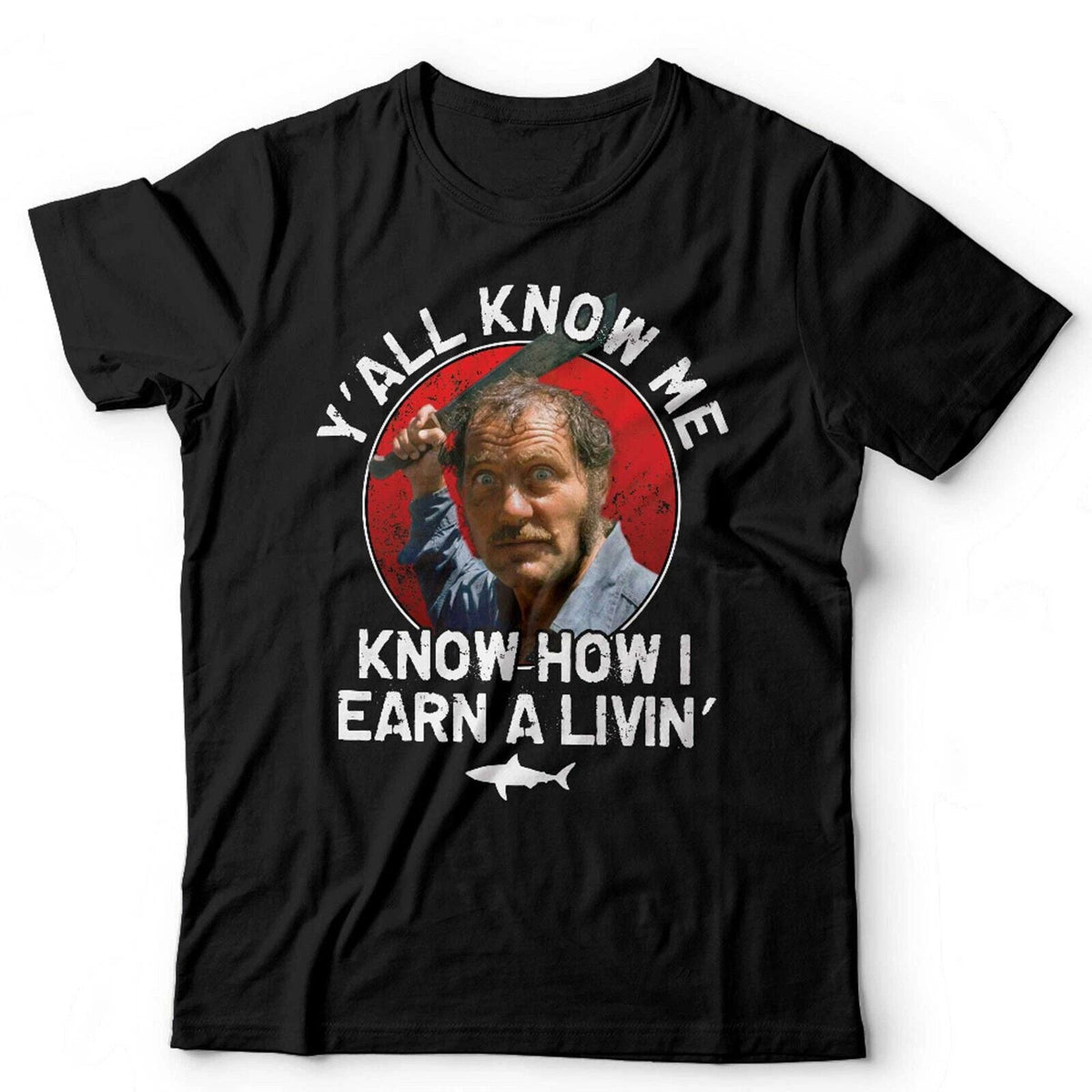 Jaws TShirt Y'all Know Me Unisex Quint Shark Fishing Retro Vintage Amity Island Unisex