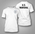 NEW US Marshal Police United States - Custom front and back tee Unisex