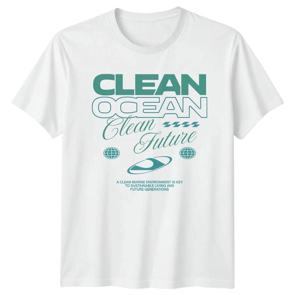 Clean Ocean Clean Future Environmental Earth Day Gift For Him And Her Unisex