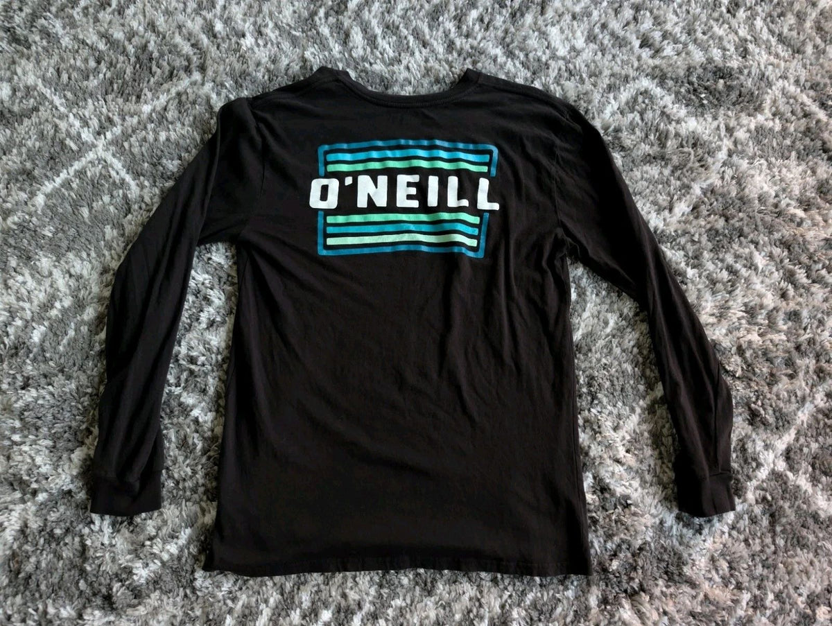 O'Neill Surf Co. Logo Men's Long Sleeve Black Large Unisex