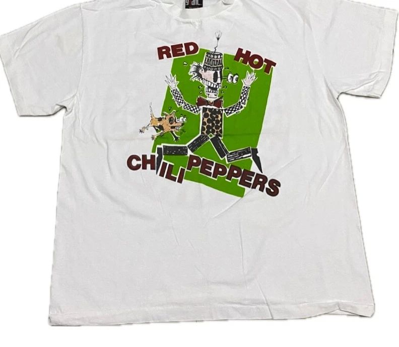 Vintage RED HOT CHILI PEPPERS XL Tour Concert Giant Single ST Unisex
