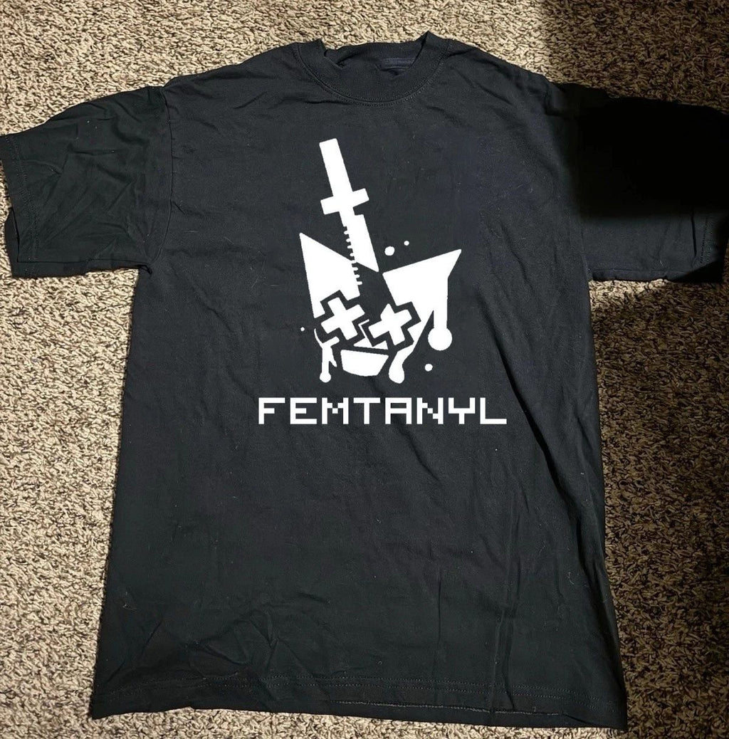 Femtanyl Band Logo Black Size S-5XL short sleeve BL2312 Unisex