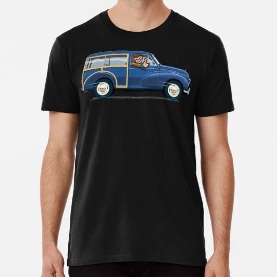 Morris Minor Traveller In Trafalger Blue Size S to 5XL Made in the USA Unisex