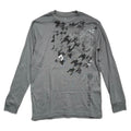 Marc Ecko Long Sleeve Houndstooth Graphic Shirt Unisex