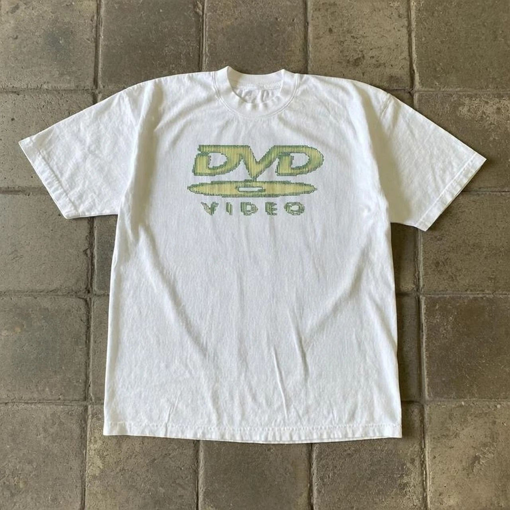 DVD Video Retro Logo Graphic Vintage Tech Tee S-5XL Unisex