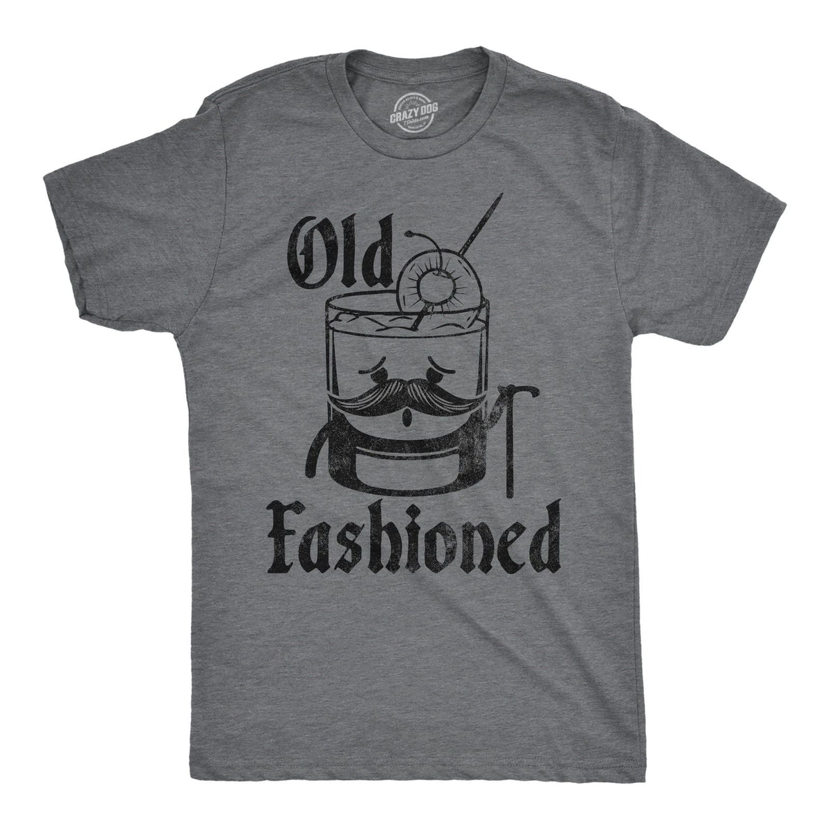 Mens Funny T Shirts Old Fashioned Sarcastic Liquor Graphic Novelty Tee for Men Unisex