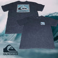 Quiksilver Men's Logo Surf Graphic Black Mineral Wash XXL Unisex