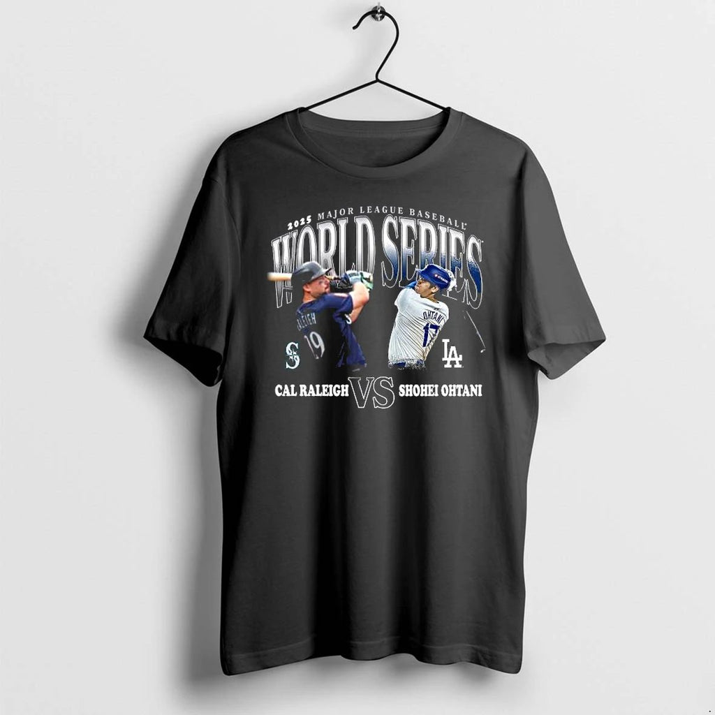 Cal Raleigh Vs Shohei Ohtani 2025 World Series Matchup Tshirts Sweater Unisex