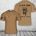 Custom Name US Navy Seabee Can Do Since 1942 3D Unisex