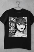 Tomie Junji Ito Uzumaki Horror Anime Manga Japanese Shirt Black Unisex