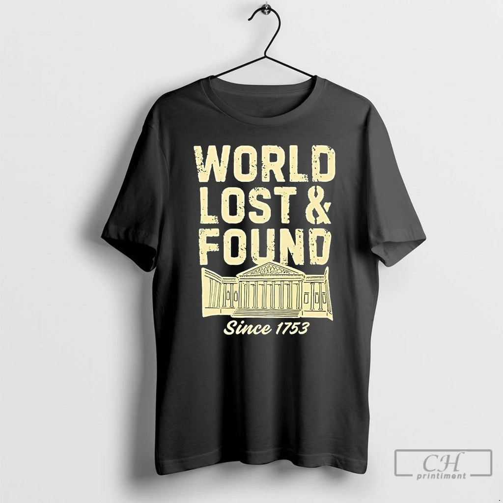 Premium World Lost And Found British Museum T Shirts Unisex