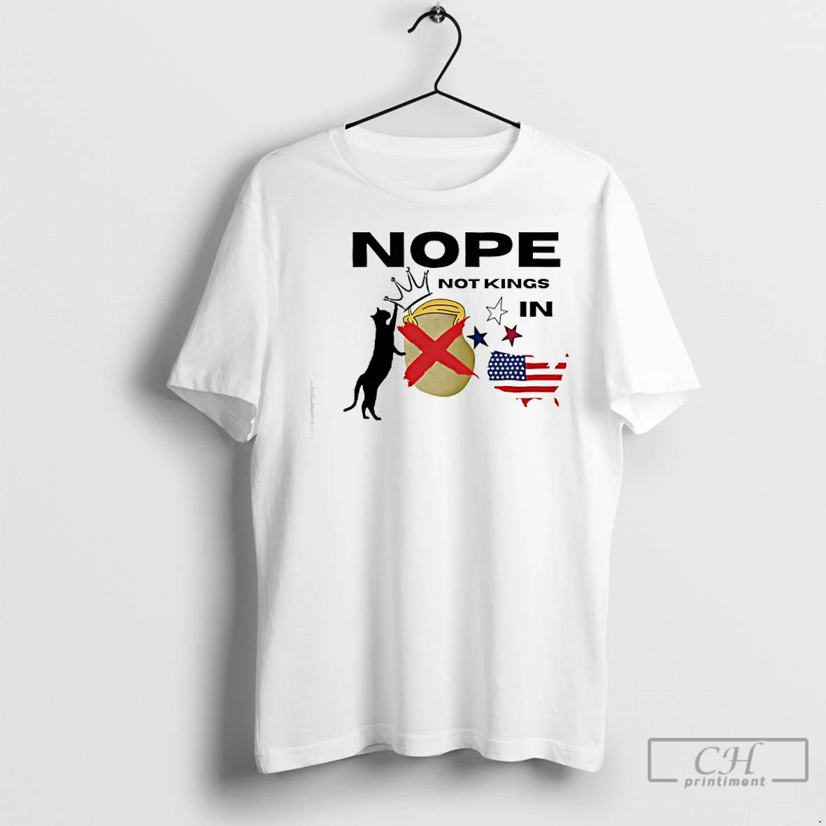 Premium Trump Nope Not Kings In Usa Unisex