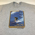 THE REAL ESSENCE OF SURFING SURF TEE T SHIRT Mens XL Gray Unisex