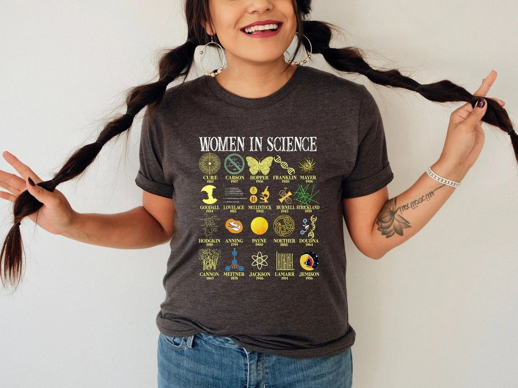 Retro Comfort Woman In Science Shirt Science Shirt Preppy Aesthetic Shirt Unisex