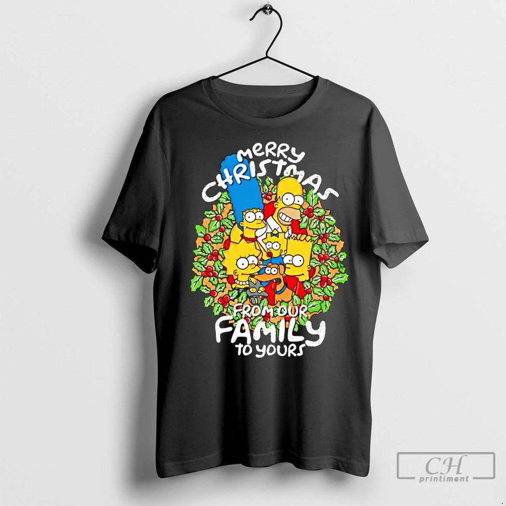 Premium Merry Christmas From Our Family To Yours Graphic Unisex