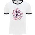 Worry Less Yoga More Mens Ringer Unisex