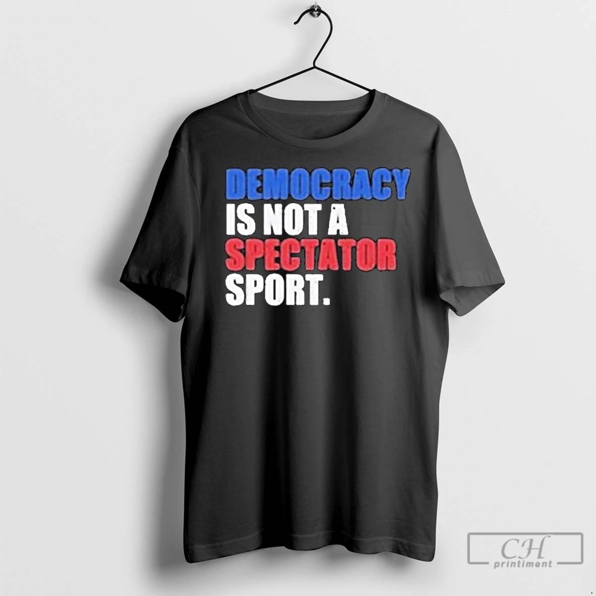Premium Democracy Is Not A Spectator Sport Game Seven 2025 Champions Long Sleve Unisex