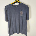 Vintage Surf Style Skull Gilden Tag Tshirt Black Large Biloxi Beach, MS Unisex