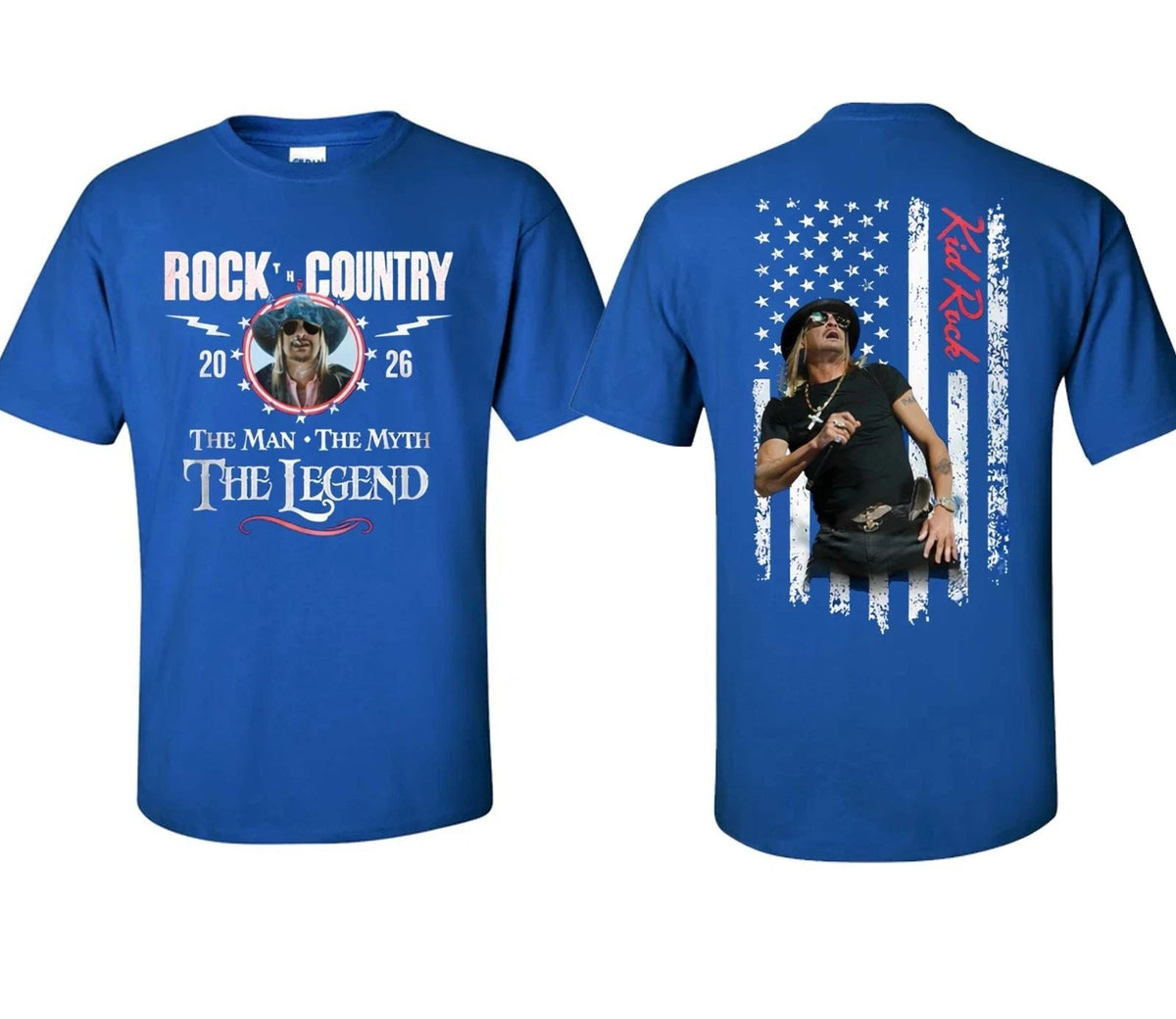Kid Rock Tour 2026 All Over , FAST SHIP Unisex