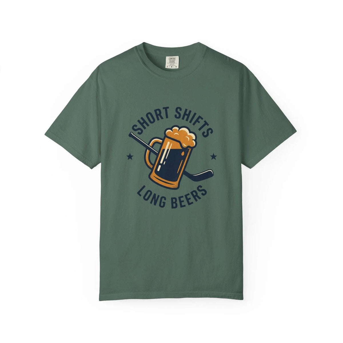 Funny Beer League Hockey Shirt - Short Shifts Long Beers Adult Unisex Hockey Tee Unisex