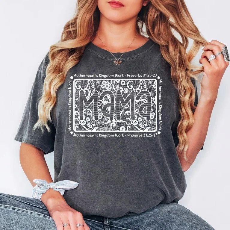 Mama Christian Shirt, Motherhood Is Kingdom Work Shirt, Proverbs 31 Shirt, Reli Unisex